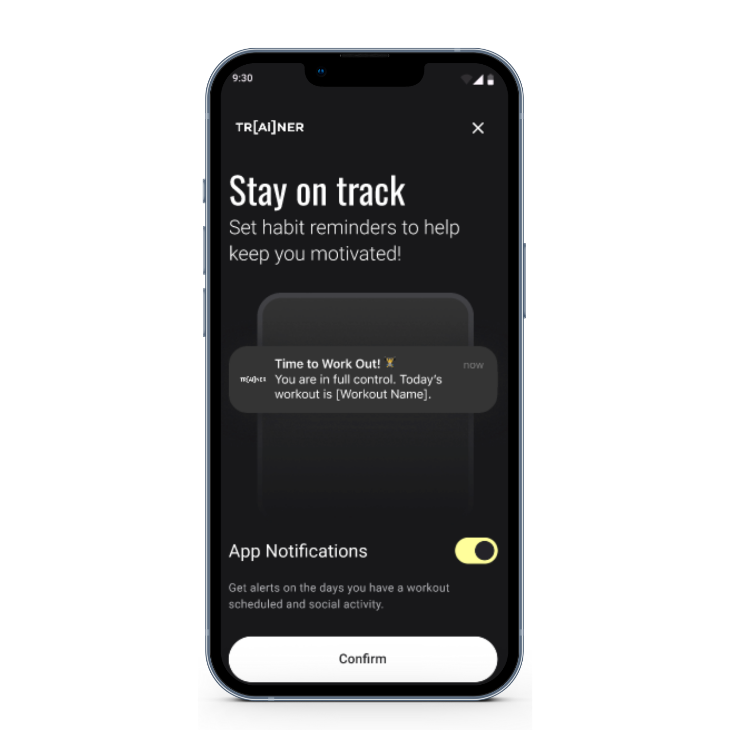Tran stronger with the Element 26 AI trainer App